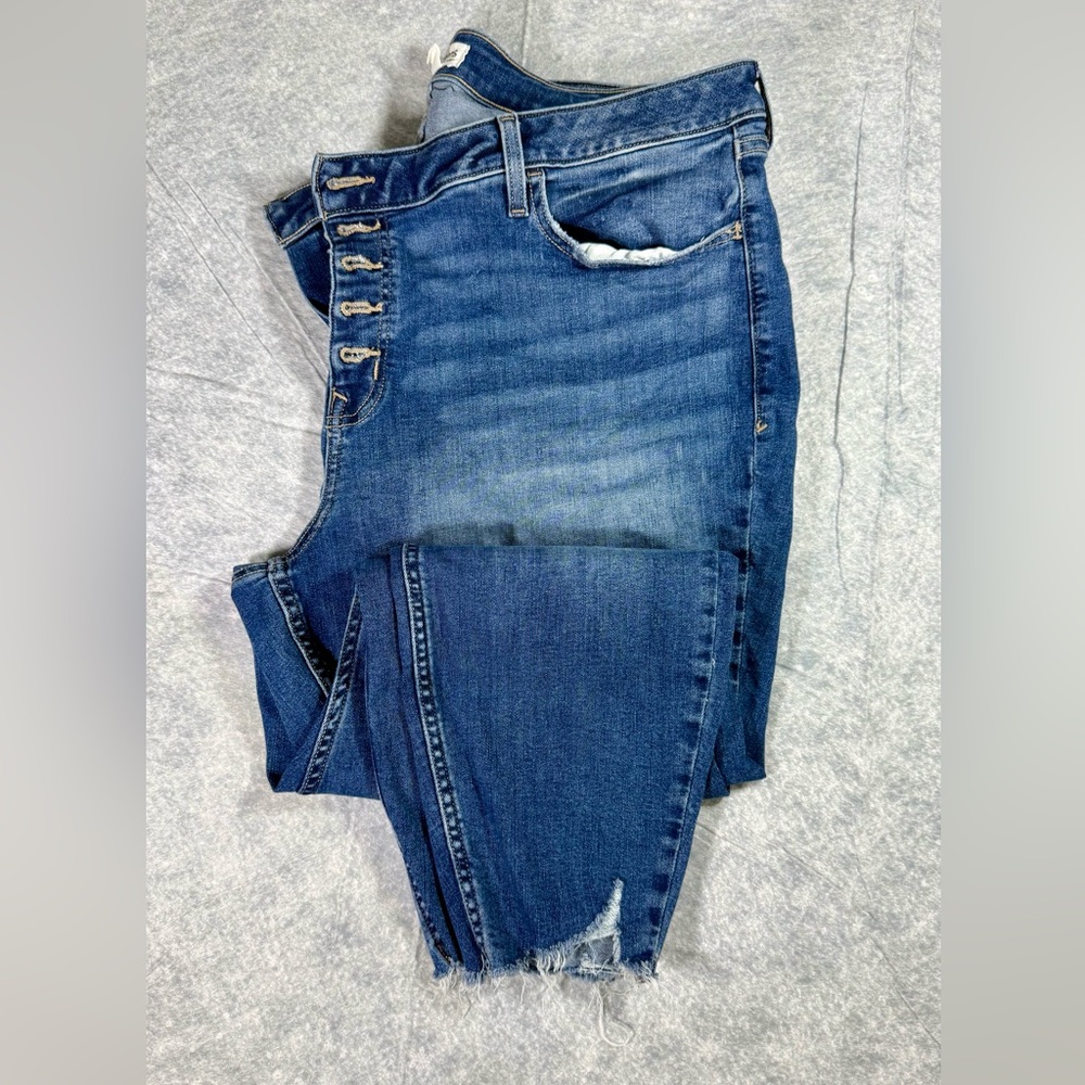 Maurices Indigo Skinny Jeans with Button-Fly